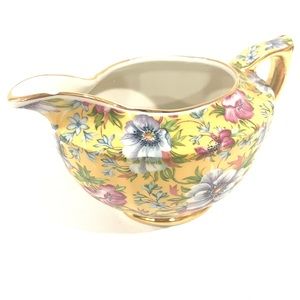 Beautiful Vintage James Sadler 'Sophie' Chintz Creamer - Made in England EUC